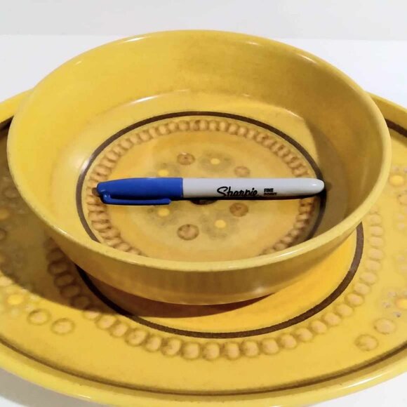 Franciscan Honeycomb Serving Dish and Platter Vintage - Picture 3 of 5